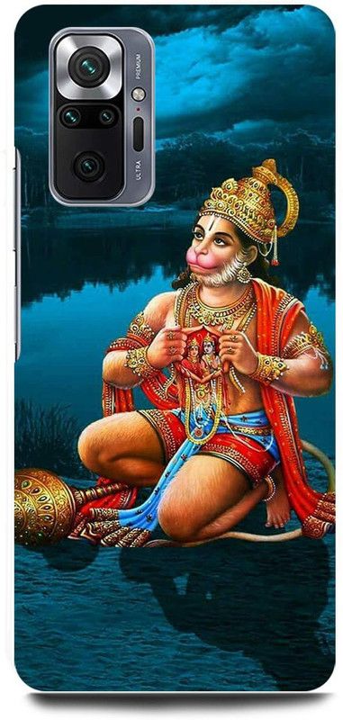 FRONK Back Cover for REDMI Note 10 Pro Max, HANUMAN, JI, JAI,SHREE, RAM  (Blue, Hard Case, Pack of: 1)