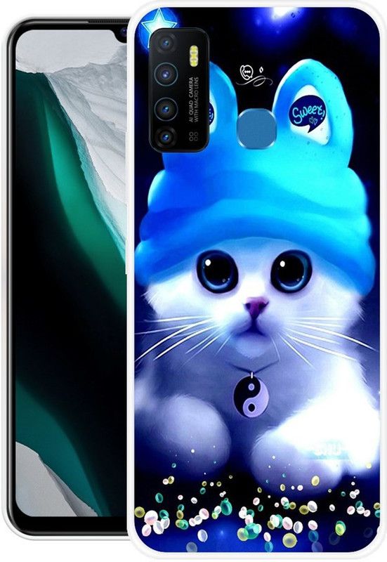 redfly Back Cover for Infinix Hot 9, Infinix Hot 9 Pro  (Multicolor, Grip Case, Silicon)