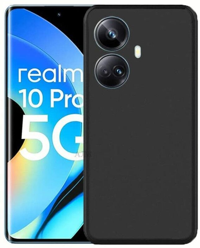 SNMART Back Cover for Realme 10 Pro+ 5G, realme 10 Pro+ 5G  (Black, Shock Proof, Pack of: 1)