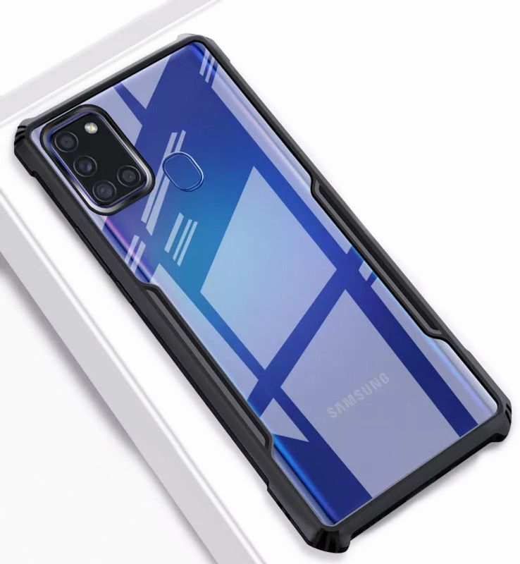 SHINESTAR. Back Cover for Samsung Galaxy A21s  (Black)