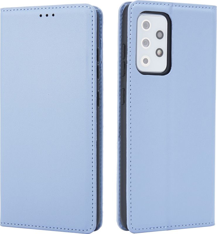 Fashion Flip Cover for Samsung Galaxy A52  (Blue, Pack of: 1)