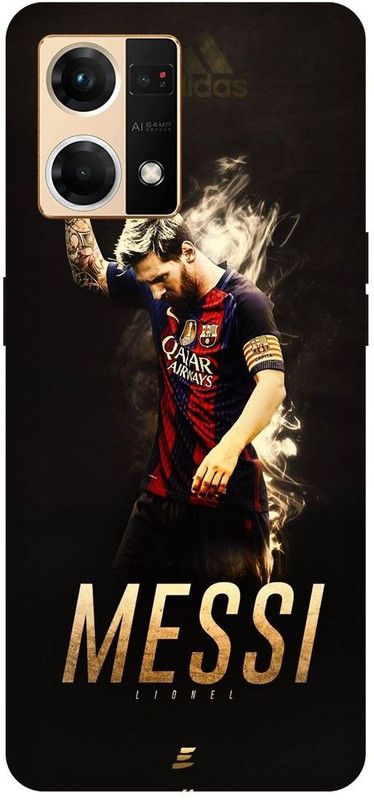 COVERJET Back Cover for OPPO F21s PRO-CPH2461--LIONEL- MESSI- THE- KING- OF- FOOTBALL  (Multicolor, Hard Case, Pack of: 1)