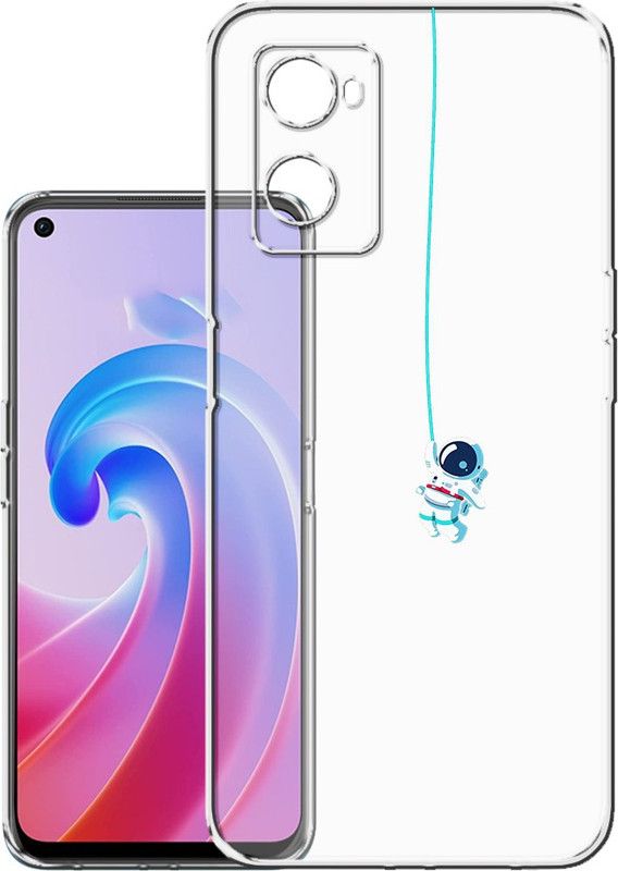 HANIRY Back Cover for Oppo A36 / PESM10 mobile back cover | SPACEMAN | Designer | PNG_99  (Multicolor, Flexible, Silicon, Pack of: 1)