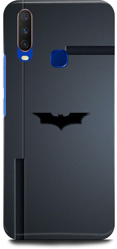 play fast Back Cover for Vivo Y15, 1901 BATMAN, LOGO, SIGN, DESIGN  (Grey, Hard Case, Pack of: 1)