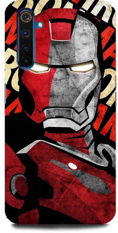 MP ARIES MOBILE COVER Back Cover for Realme 6i, RMX2002,Iron,Man,Iron,Man,Mask,Iron,Man,Face,Avenger,Marvel,Superhero,Avengers,  (Multicolor, Hard Case, Pack of: 1)