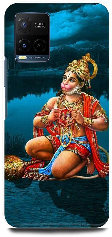 play fast Back Cover for Vivo Y33T, V2146 HANUMAN, JI, JAI,SHREE, RAM  (Blue, Hard Case, Pack of: 1)