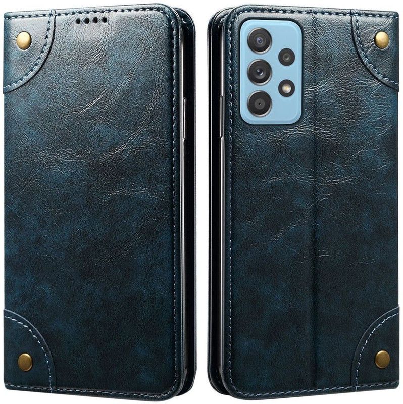 Cubix Flip Cover for Samsung Galaxy A52 / Galaxy A52s 5G  (Blue, Magnetic Case, Pack of: 1)