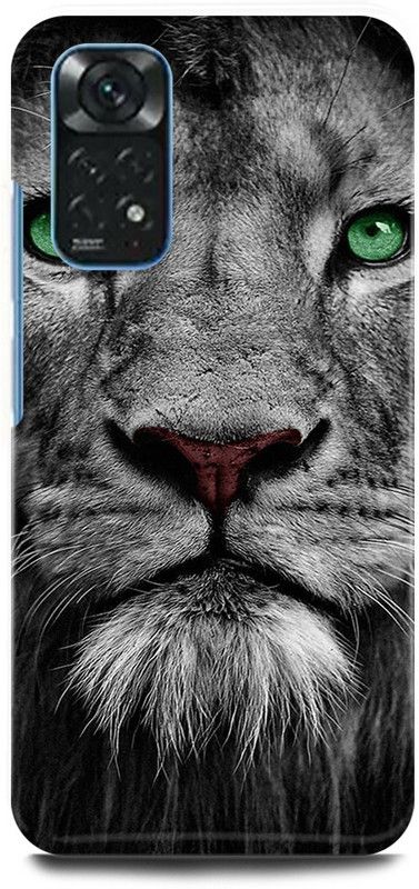 play fast Back Cover for POCO M4 Pro LION, ANGRY, LION, SHER  (Grey, Hard Case, Pack of: 1)