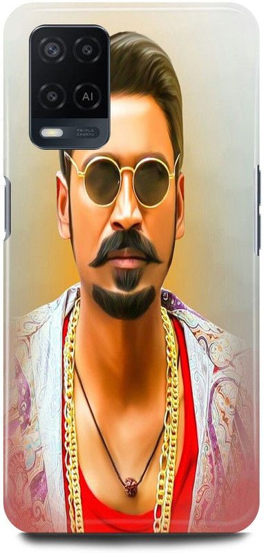FRONK Back Cover for OPPO A54, CPH2239, DHANUSH, SOUTH, HERO, ACTOR  (Multicolor, Hard Case, Pack of: 1)