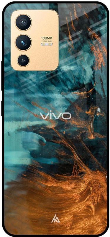 Hocopoco Back Cover for Vivo V23 5G  (Multicolor, Grip Case, Silicon, Pack of: 1)
