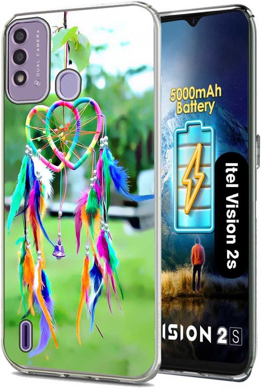 Case Club Back Cover for Itel Vision2S, Itel Vision 2s  (Multicolor, Grip Case, Silicon, Pack of: 1)