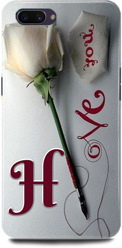 MP ARIES MOBILE COVER Back Cover for OPPO A1K, CPH1923,H Loves H Name,H Name, H Letter, Alphabet,H Love H NAME  (Multicolor, Hard Case, Pack of: 1)