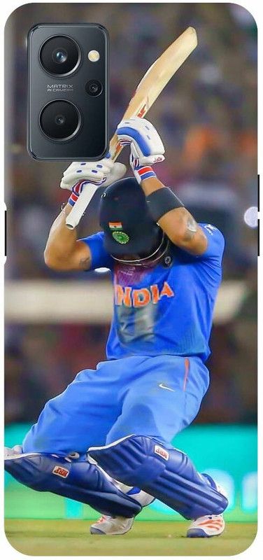 COVERJET Back Cover for OPPO A96- CPH2333-VIRAT- KOHLI- KING- KOHLI- PLAYER  (Multicolor, Hard Case, Pack of: 1)