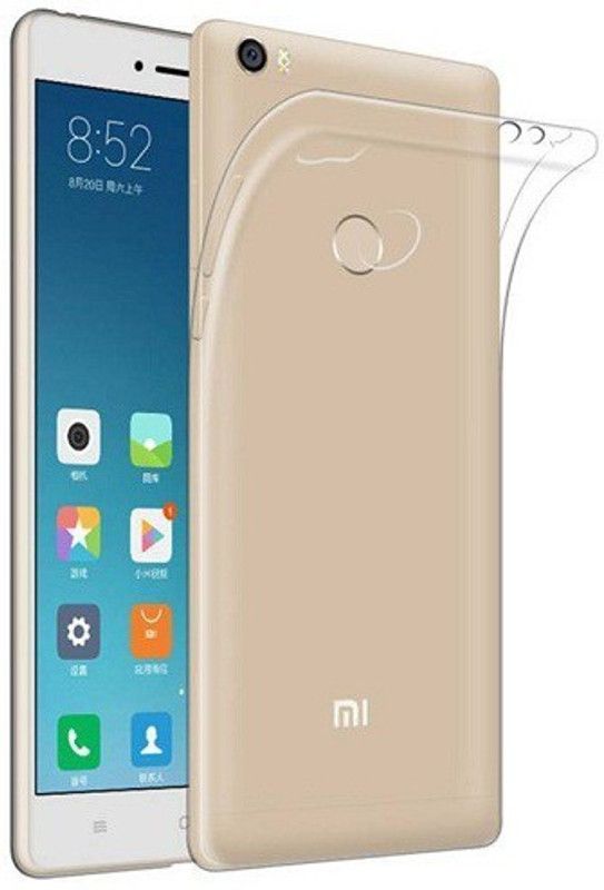 7Rocks Back Cover for Mi Max 2  (Transparent, Shock Proof, Pack of: 1)
