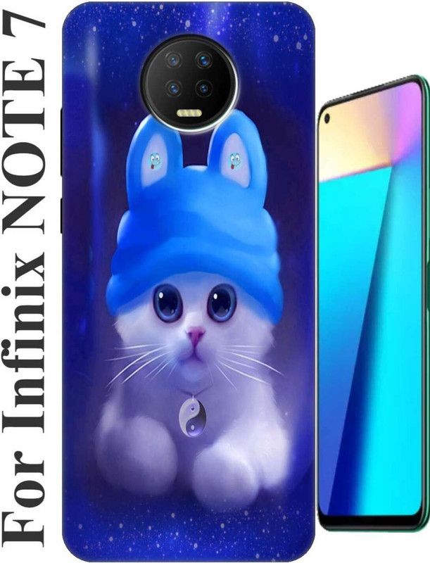 StroFit Back Cover for Infinix Note 7 2836  (Multicolor, Shock Proof, Silicon, Pack of: 1)