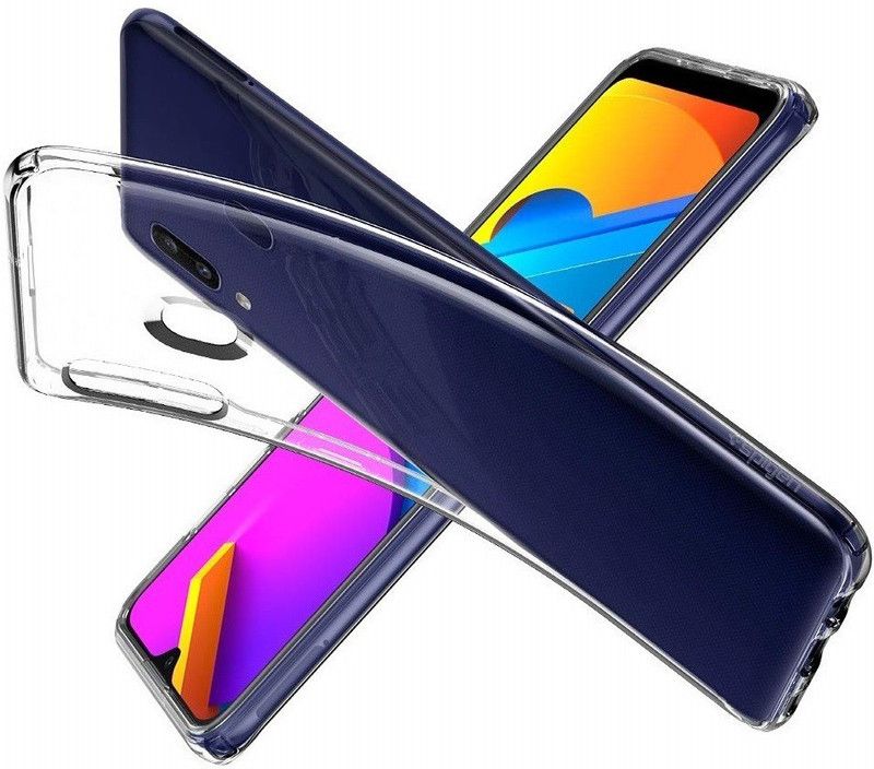 Phone Back Cover Pouch for Vivo Y83 Pro  (Transparent, White, Grip Case, Pack of: 1)