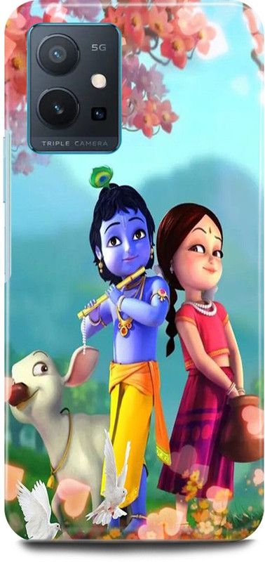 JUGGA Back Cover for OnePlus Nord CE 2 5G, RADHA KRISHNA, LORD, KANHIYA, KRISHANJI, GOD  (Blue, Hard Case, Pack of: 1)