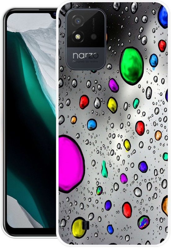vaidik Back Cover for Realme Narzo 50i  (Multicolor, Dual Protection, Silicon)