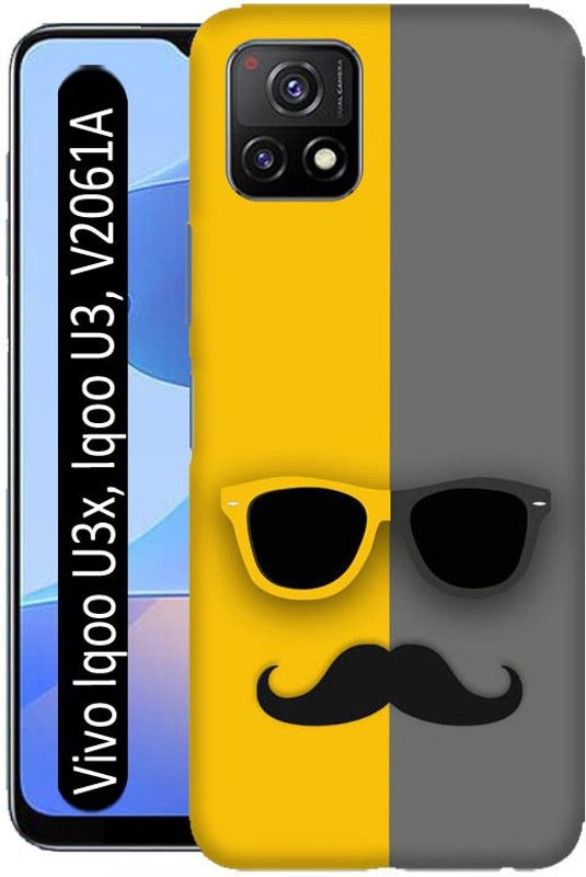 LEEMARA Back Cover for Vivo Iqoo U3x, Vivo Iqoo U3, V2061A  (Multicolor, 3D Case, Pack of: 1)