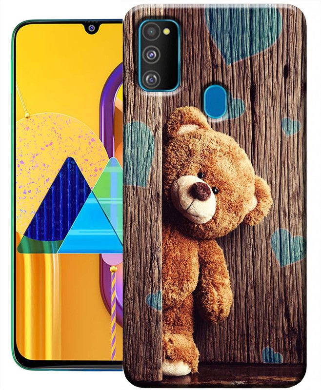 CUTECASE Back Cover for Samsung Galaxy M21  (Multicolor, Anti-radiation, Silicon, Pack of: 1)