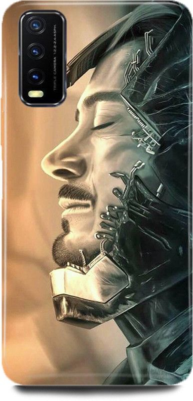 FUGGA Back Cover for Vivo Y20i, V2027, I, LOVE, 3000, IRON, MAN, SUPER, HERO, AVENGER  (Multicolor, Hard Case)