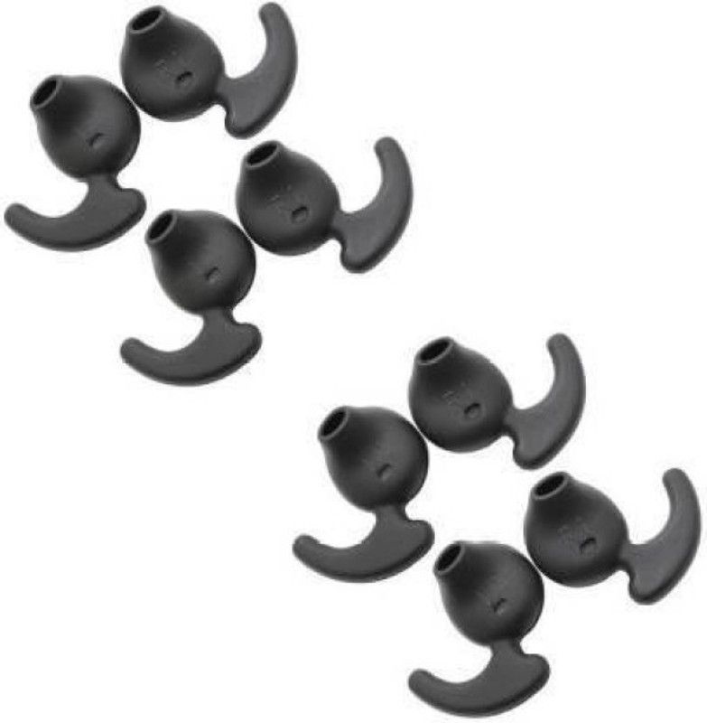 THE DARK NIGHT BBS TECH 8 Pcs (4 Pair) For S7 es black es In The Ear H... In The Ear Headphone Cushion  (Pack of 1, Multicolor)