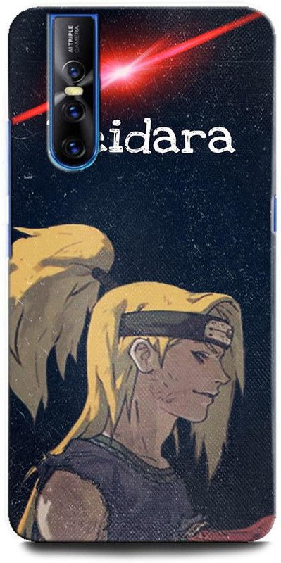 INTELLIZE Back Cover for Vivo V15 Pro 1818 DEIDARA, NARUTO, GOLU, NEON, ANIME, ANIMATION  (Multicolor, Hard Case, Pack of: 1)