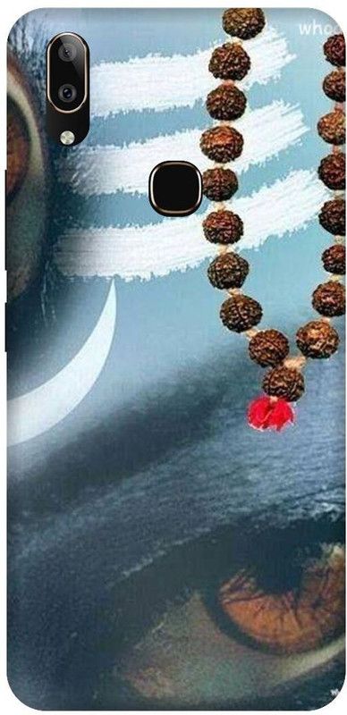 KARJUN Back Cover for Vivo V9, Shiva Mahadev Multicolour Printed  (Multicolor, Hard Case, Pack of: 1)