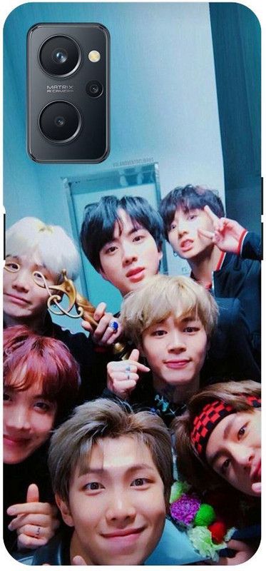 Vinsmoke Back Cover for Realme 9i BTS-BTS-Logo-BTS-Army-Bangtan-Kpop-17677  (Multicolor, Shock Proof)