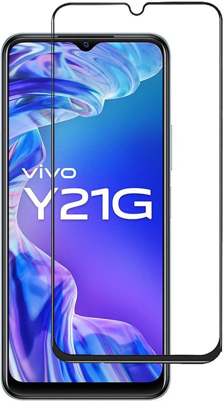 INFINITYWORLD Edge To Edge Tempered Glass for Vivo Y21G  (Pack of 1)