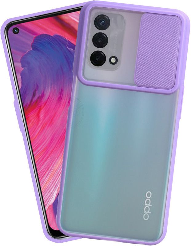 VAKIBO Back Cover for Oppo A74  (Purple, Grip Case, Pack of: 1)