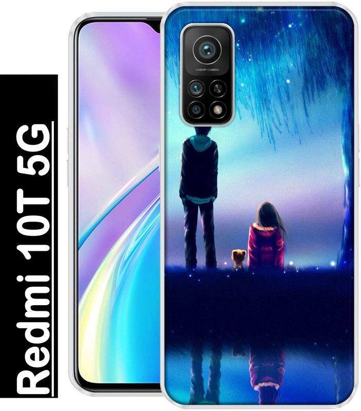 REALKING Back Cover for Redmi 10T 5G  (Multicolor, Grip Case, Silicon, Pack of: 1)
