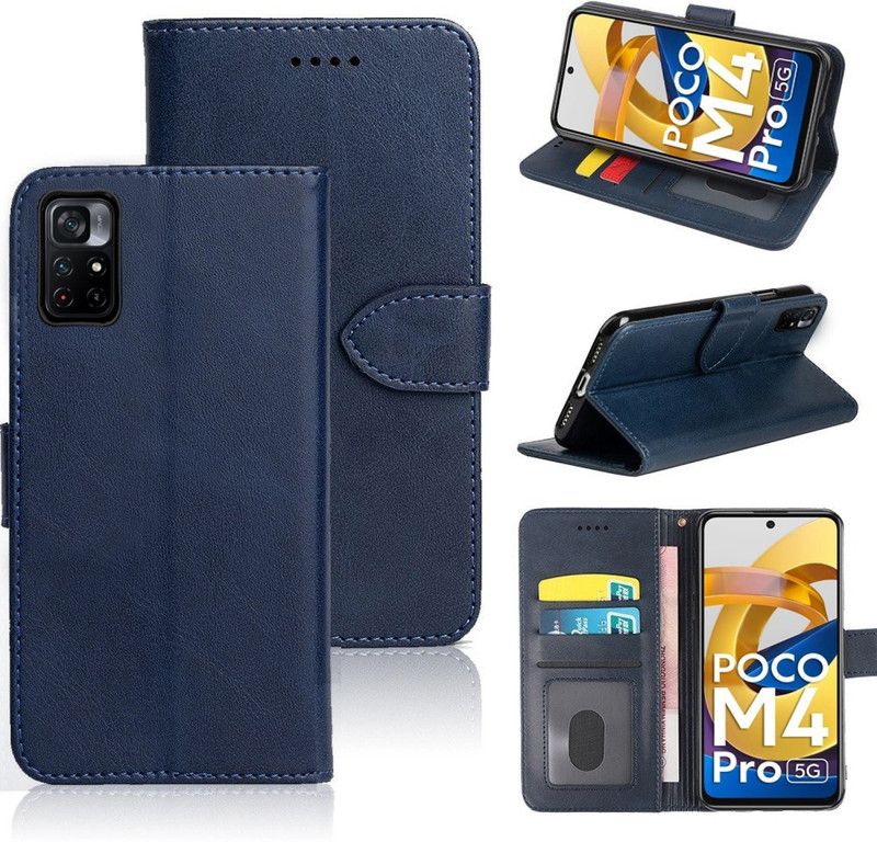 Digoz Back Cover for Poco M4 Pro 5G  (Blue, Dual Protection, Pack of: 1)