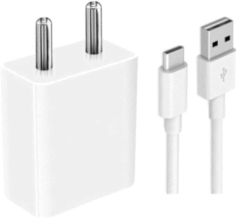 Shopnet 18 W Quick Charge 2.4 A Mobile Type-C Charger For Meizu E3 QC 3.0, Rapid, MI, VOOC, AFC Charger with Detachable Cable  (White, Cable Included)