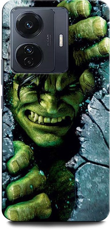 GRAFIQE Back Cover for IQOO Z6 Pro 5G HULK, ANGRY HULK, HULK FACE, AVENGER, MARVEL, SUPERHERO  (Multicolor, Shock Proof, Pack of: 1)