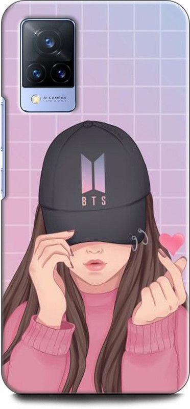 Afterglow Back Cover for Vivo V21 5G GRIL, BTS, LOVELY GRIL, ANIME  (Multicolor, Shock Proof, Pack of: 1)