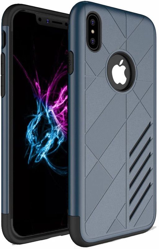 labrador Back Cover for Apple iPhone XS  (Blue, Hard Case, Pack of: 1)