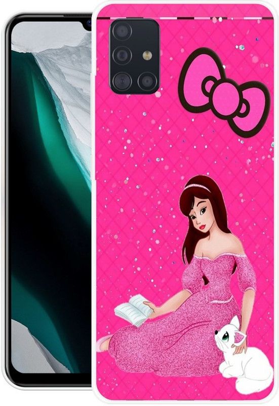 PINKZAP Back Cover for Samsung Galaxy M51  (Pink, Grip Case, Silicon, Pack of: 1)
