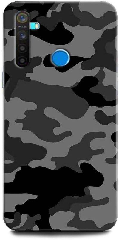 GRAFIQE Back Cover for Realme 5/ Army, Texture, Army Uniform, Military, Comoflage  (Multicolor, Shock Proof)