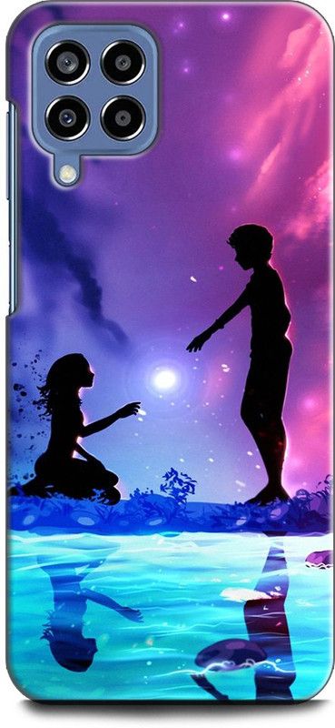 WallCraft Back Cover for SAMSUNG Galaxy M33 5G LOVE, AMOR, ANIME, SWEET COUPLE, GIRL, BOY  (Multicolor, Dual Protection, Pack of: 1)
