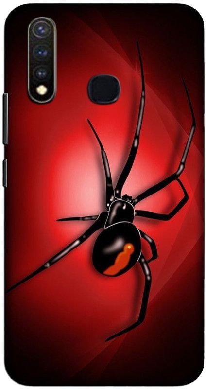 CROKIAN Back Cover for Vivo Y19 Spider Back Cover  (Multicolor, Hard Case, Pack of: 1)