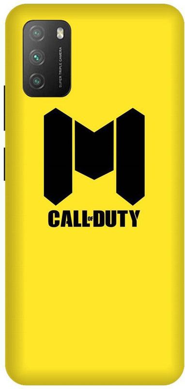 UMPRINT Back Cover for Poco M3/MZB087AIN Call Of Duty Game Printed Back Cover  (Multicolor, Hard Case, Pack of: 1)
