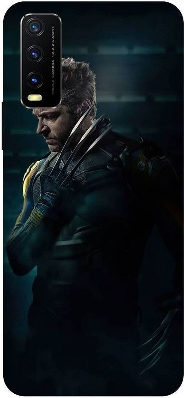URCHIN Back Cover for Vivo Y20i X men, wolverine, Marval, comic, Logan, Superhero,Black and white  (Multicolor, Shock Proof)