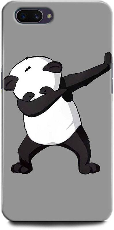 Afterglow Back Cover for Oppo A3s PANDA, PANDA, PANDA LOVE, PANDA IMAGE, CUTE, FUNNY, CARTOON, DAB  (Multicolor, Shock Proof, Pack of: 1)