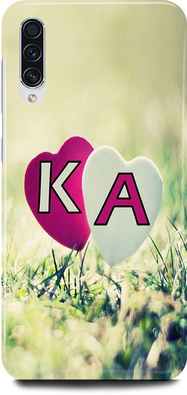 JUGGA Back Cover for SAMSUNG Galaxy A70s, K LOVES A NAME,K NAME, A LETTER, ALPHABET,K LOVE A NAME  (Green, Hard Case, Pack of: 1)