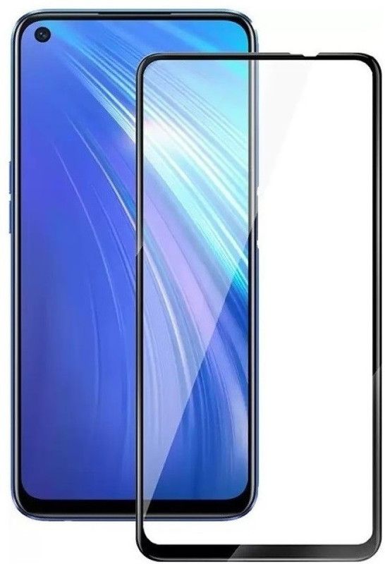 GORILLA FIVE Edge To Edge Tempered Glass for Realme 7, Realme 7i Pro  (Pack of 1)
