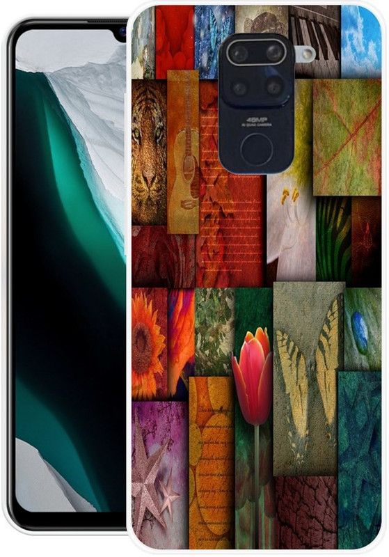 PAEDICON Back Cover for Redmi Note 9 Pro  (Multicolor, Grip Case, Silicon, Pack of: 1)