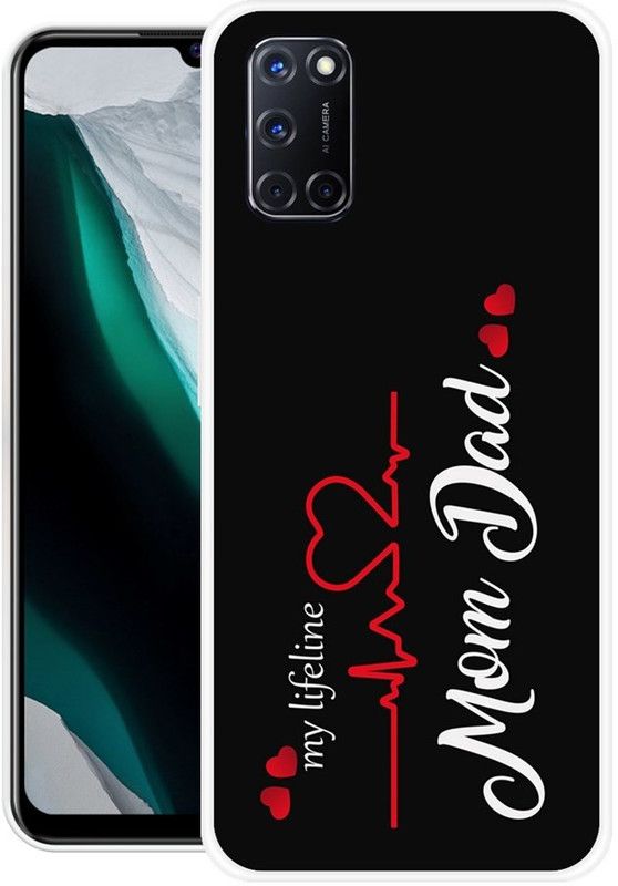 NEVYZAP Back Cover for Oppo A52  (Multicolor, Grip Case, Silicon, Pack of: 1)