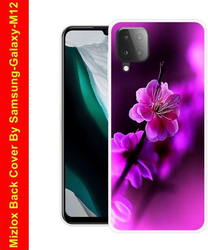 Mizlox Back Cover for Samsung Galaxy M12  (Multicolor, Dual Protection, Silicon, Pack of: 1)