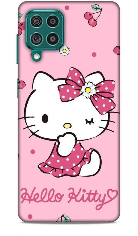 Samsidhi Back Cover for Samsung Galaxy F62  (Pink, White)